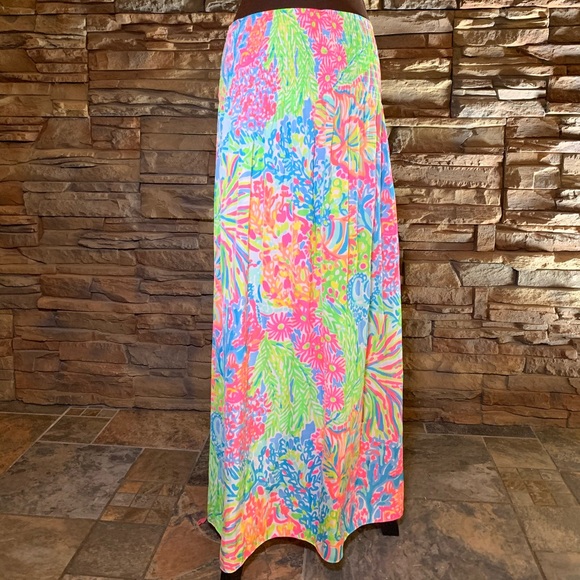Lilly Pulitzer Dresses & Skirts - Lilly Pulitzer Bodhi Lovers Coral Maxi Skirt